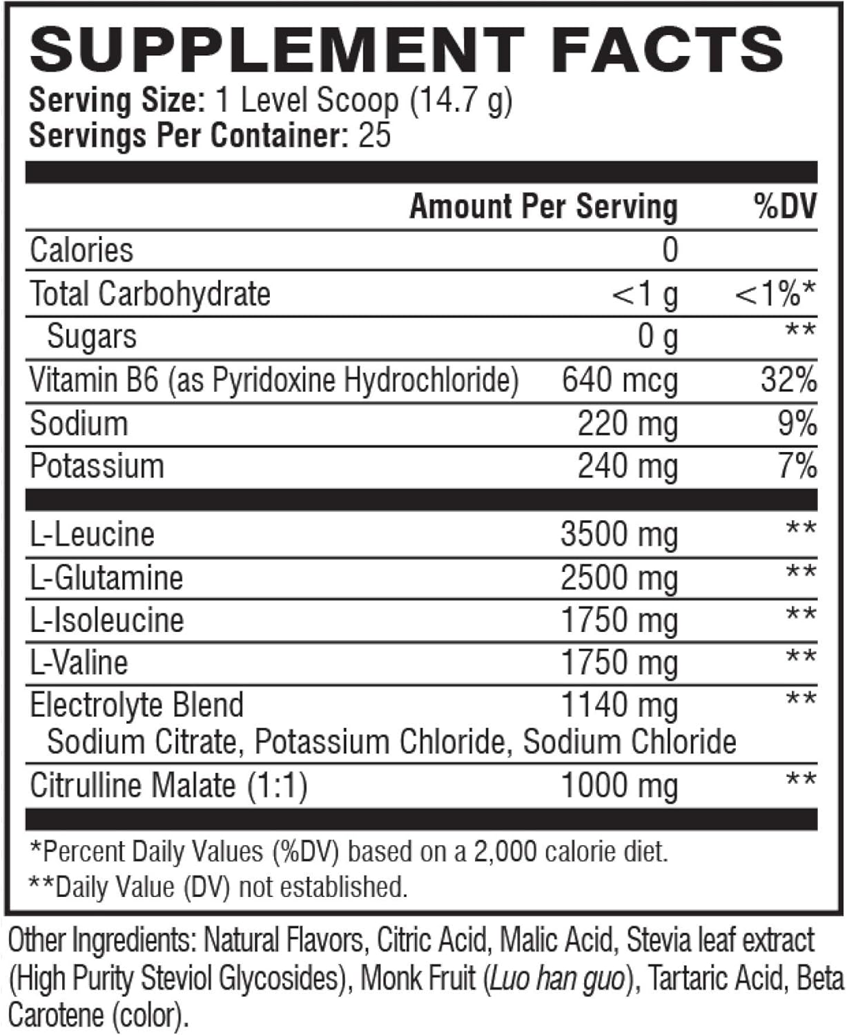 XTEND Natural Zero BCAA Powder Blueberry Lemonade | Free of Artificial Sweeteners, Flavors, and Chemical Dyes | Post Workout Drink with Amino Acids | 7g BCAAs for Men & Women | 25 Servings: Health & Personal Care