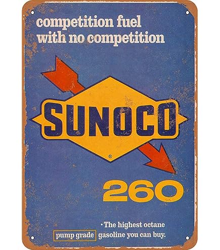 Amazon.com: Tinworld Tin Sign: Sunoco Gas Retro Rustic Oil Gas