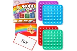 THE FIDGET GAME Word Pop, CVC Words - Learn to Read in Weeks - Multisensory Reading & Phonics Interactive Game Ideal for Pre 