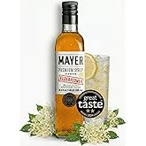 Elderflower Syrup, Cordial for Cocktails, Mocktails &amp; Coffee, 16.9 Fl Oz | Award-winning. Real elderflowers &mdash; no added colors, preservatives, or flavors. For lemonade, mocktails &amp; desserts. Vegan.