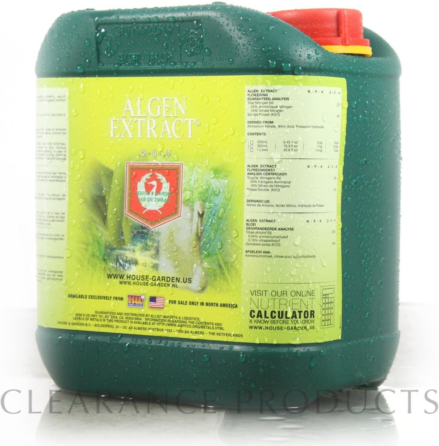 House & Garden Algen Extract 5 Liter Sea Kelp Root Growth Hydroponic Additive 5L ;#G344T3486G 34BG82G12843