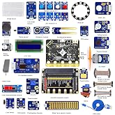 Adeept Sensor Starter Kit Compatible with BBC Micro:bit (V2 Included) | Programmable DIY Beginning Kits for Micro:bit with 35 Projects, PDF Tutorial Book