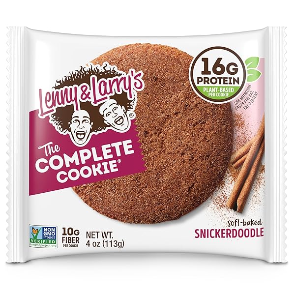 LENNY & LARRY’S COMPLETE COOKIE, SNICKERDOODLE, 4OZ.