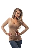 Hollywood Star Fashion Long Sleeve V-Neck Tee Tank