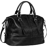 HESHE Women's Designer Leather Purses Tote Bag for Work Top Handle Handbag Shoulder Bag Large Capacity Cross Body Bag