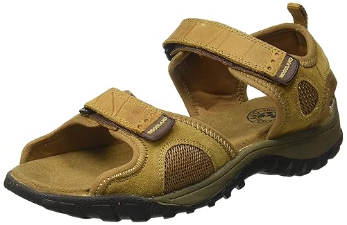 woodland men's camel sandals