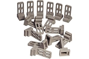 CalFlor SP73110 MultiSpacers, Flooring Installation Expansion Spacers for Wood, Laminate, Vinyl & Click Tile, 20 pc