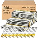 Therwen Framing Nails, 21 Degree, Flat D