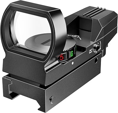 Feyachi Red Dot Sight Reflex Sight Multi-Rire with 4 Styles 20mm/22mm Mount