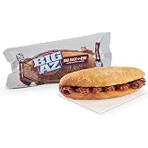 Advance Pierre Big Az Rack O Ribs Barbecue Pork Sandwich, 8.6 Ounce -- 8 per case.