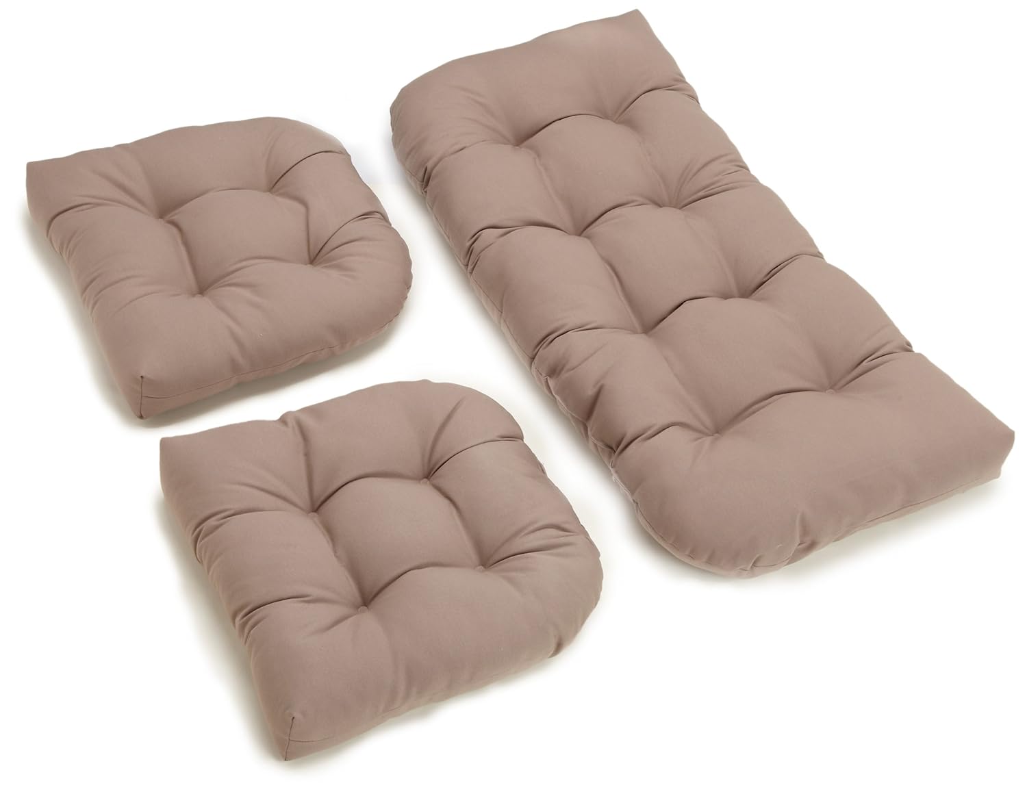 Best blazing needles solid twill swivel rocker chair cushion