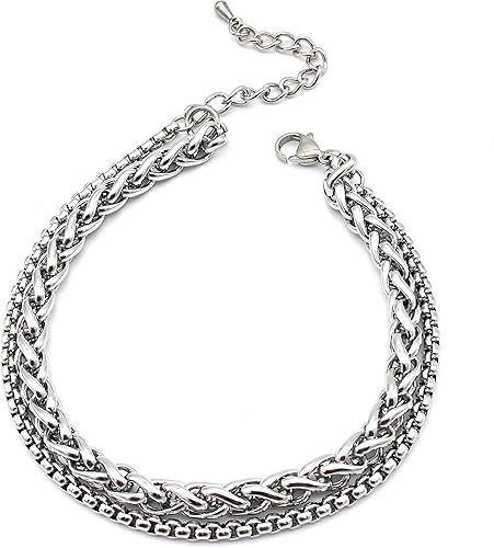 Amazon ｂｅｒｇａｍｏｔ ベルガモット アンクレット Y 01s ジュエリー シンプル おしゃれ メンズ シルバー ブラック プレゼント 夏 ビーチ スニーカー アンクレット 通販