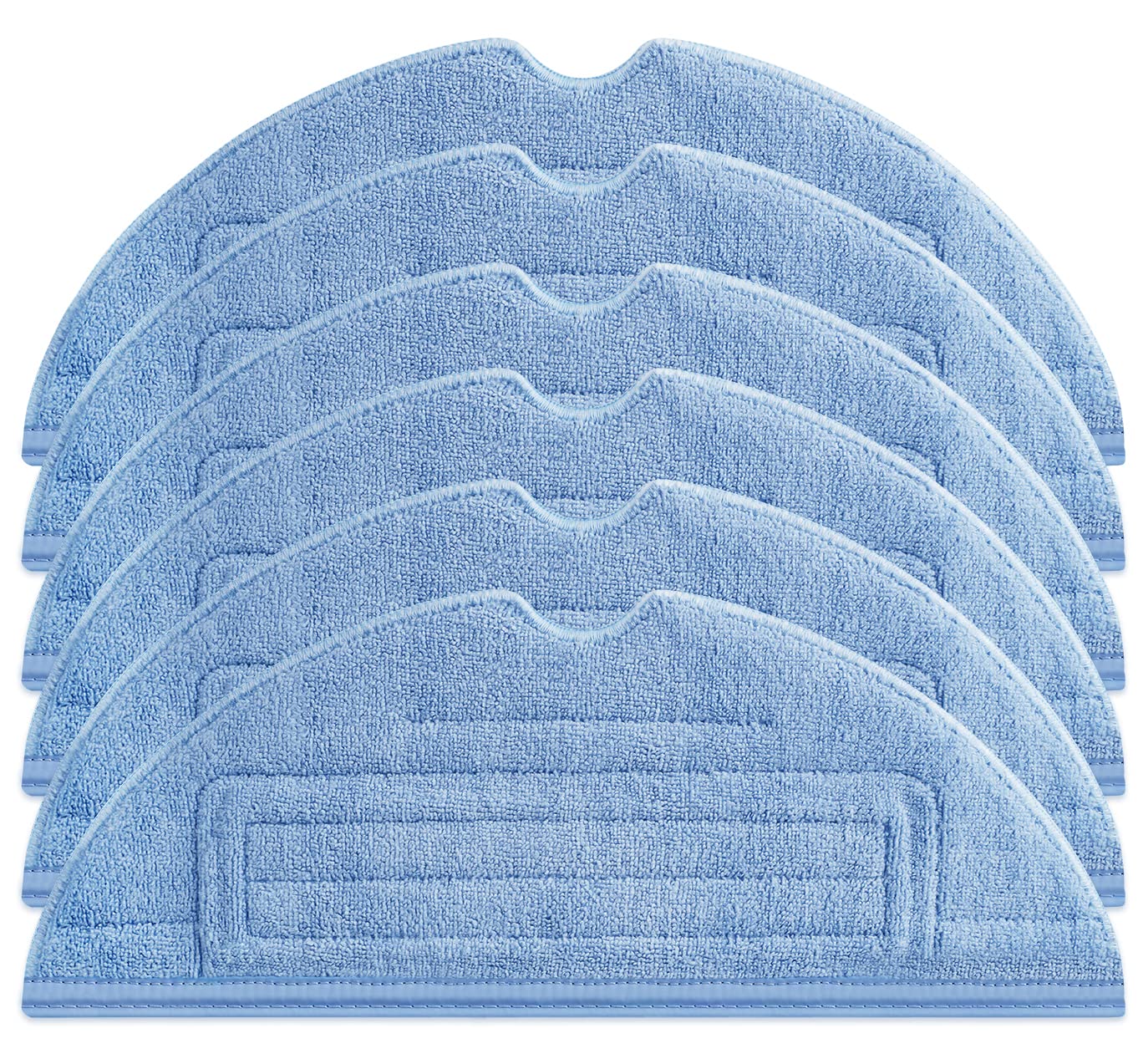 Photo 1 of 6 Pack Mop Cloth Pads for Roborock S7, Microfiber Mop Compatible with Xiaomi for Roborock S7 S7+ S7 MaxV S7 MaxV Plus S7 MaxV Ultra S8 S8+ T7S T7S Vacuum Cleaner, Reusable and Washable Pad Accessories