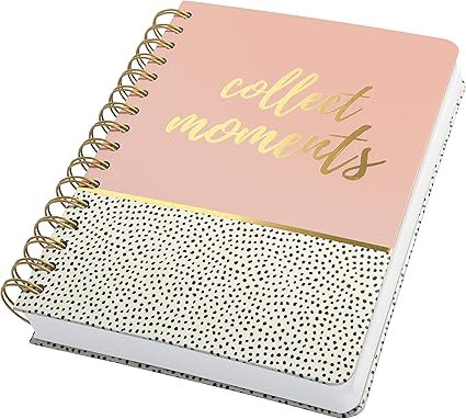 Sigel Jn601 Carnet De Notes A Spirale Premium 16 2 X 21 5 Cm Pointille Couverture Rigide Motif Petits Pois Rose Noir Blanc Dore Jolie Amazon Fr Fournitures De Bureau
