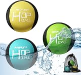 AMFUN 3PCS Water Jumping Balls with Net Storage Bag Pool Beach Toy
