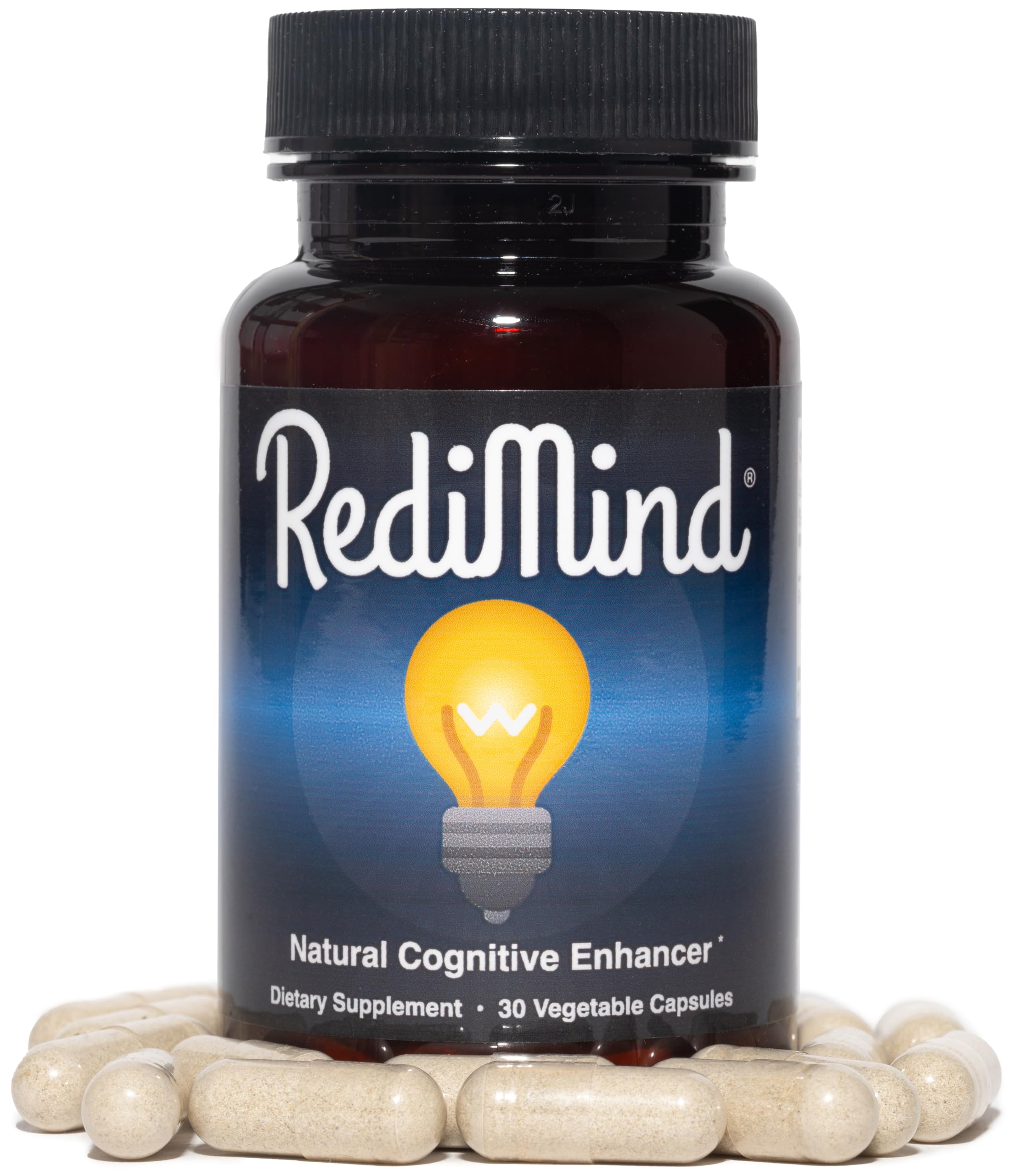 Natural Cognitive Enhancement Supplement Capsule - Non-GMO, Vegan, Gluten-Free