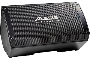 Alesis Strike Amp 8 MK2-2000W Drum Amp Speaker for Electric Drum Set with Bluetooth, 8" Woofer, HPF EQ and Ground-Lift Switch