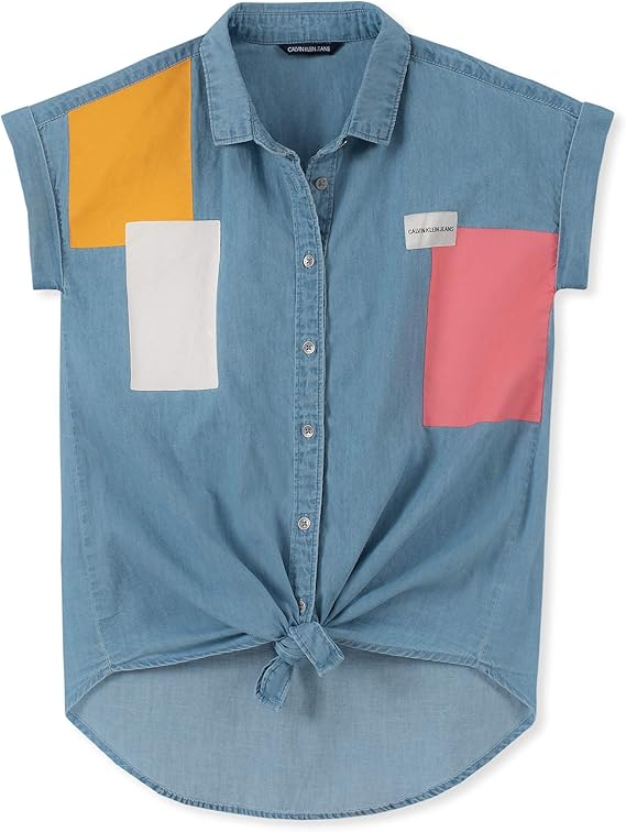 calvin klein jean shirt