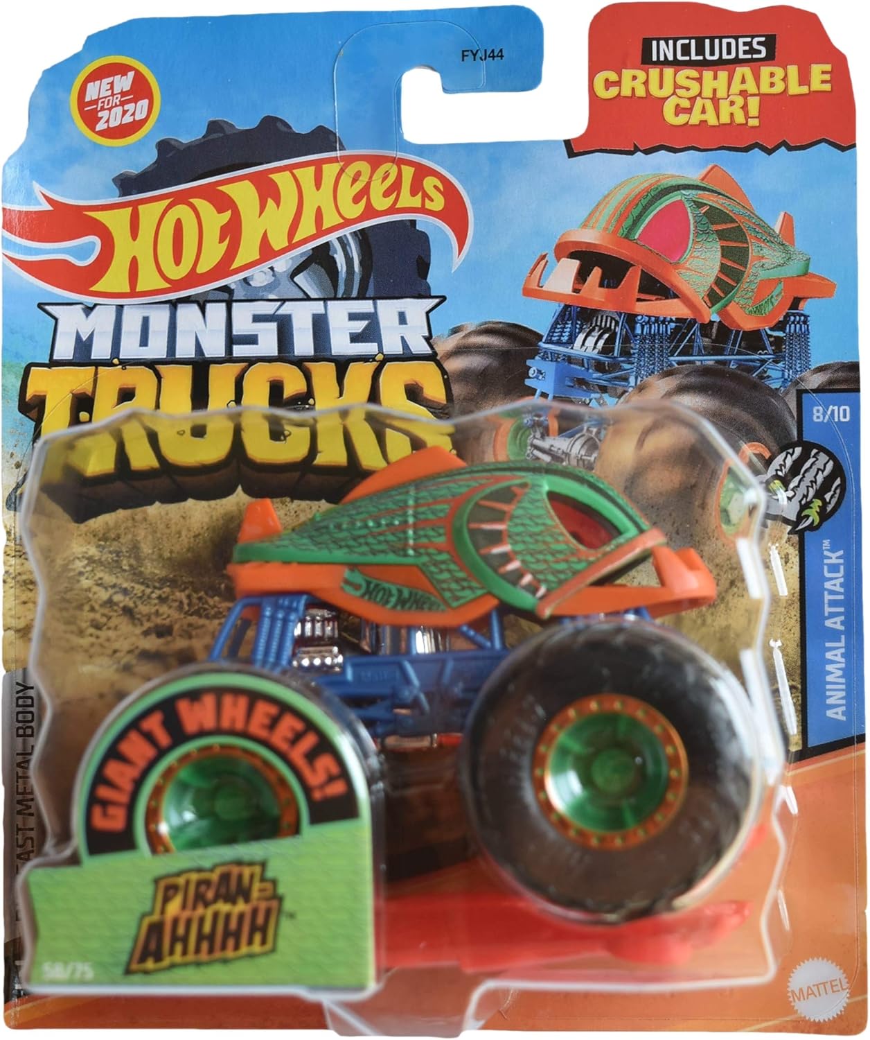 hot wheels monster truck animal