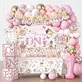 Yingoto My Fairy First Birthday Decorations Set, Fairy Themed Party Decorations, Fairy Party Supplies for Girls, 1st Birthday Decorations Girl