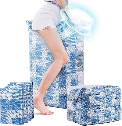 TAILI Extra Large Vacuum Storage Bags Cube 4 Jumbo Reusable