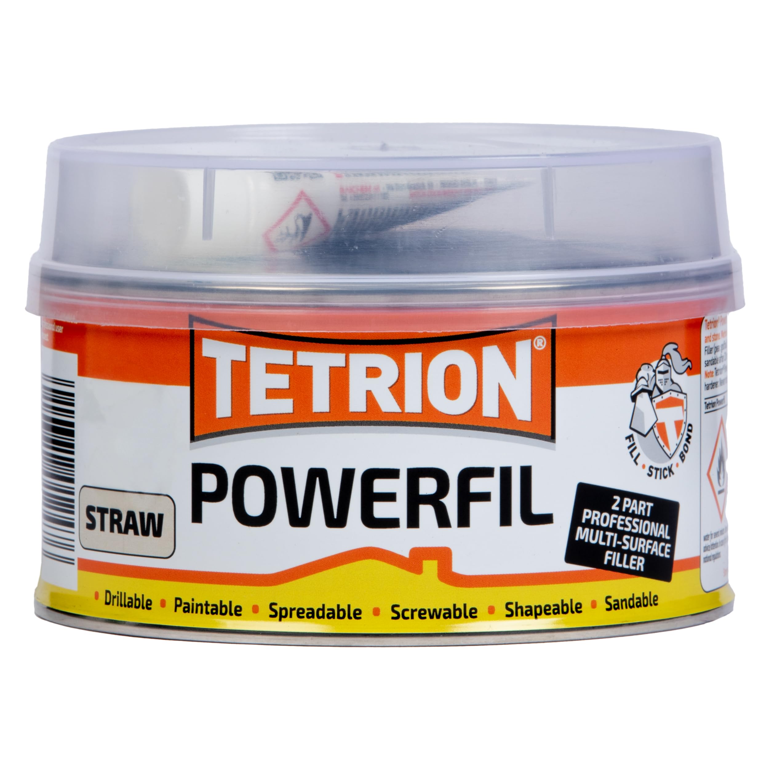 Tetrion PowerFil 2K Filler 250g High-Performance, Ultra-Strong, Fast-Setting Filler for Professional-Grade Repairs on Multiple Surfaces