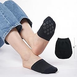 floconssy Women's Toe Socks for Mules, Half Socks