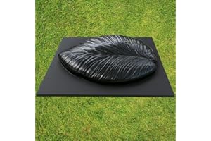 BETONEX 3D Leaf Shape Concrete Mold Cement Plastic ABS 2mm - Mold for Cement - Paving DIY Stepping Stone Decor Garden - Concrete Molds and Forms Reusable