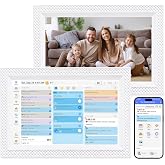 10.1" Digital Calendar Touchscreen, Family Wall Planner &amp; Picture Frame | No Subscription, Syncs with Google Calendar, Smart Calendar with Chore Chart, Task &amp; Reward, To-dos, Wall &amp; Desktop Use