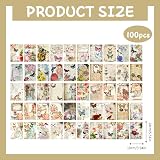LUVDECO 100 Pcs Butterfly Patterned Craft Paper for Scrapbooking & DIY view 2