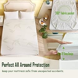 Full Size Waterproof Mattress Protector, Premium