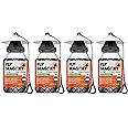 Outdoor Fly Trap [4 Pack] Fly Traps Outdoor with Dissolvable Non-Toxic Bait - Fly Repellent for Outdoor Use Only - Controls Flies for Patios, Barns, Ranches Etc. Hanging Fly Traps with Tie Included