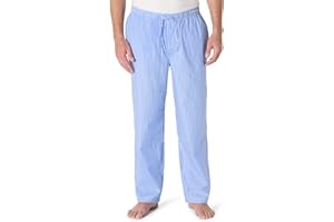 Amazon Essentials Mens Straight-Fit Woven Pajama Pant with Pockets