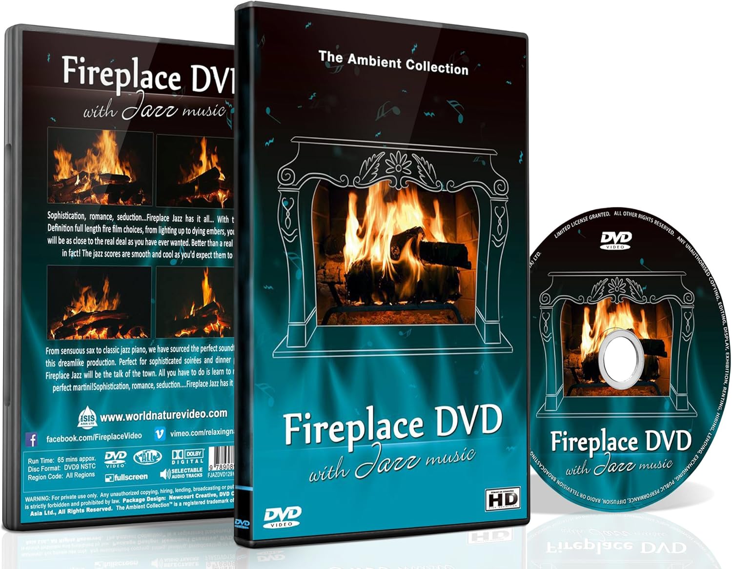 Fireplace DVD Fireplace Jazz Romantic Fireplaces with Jazz Music