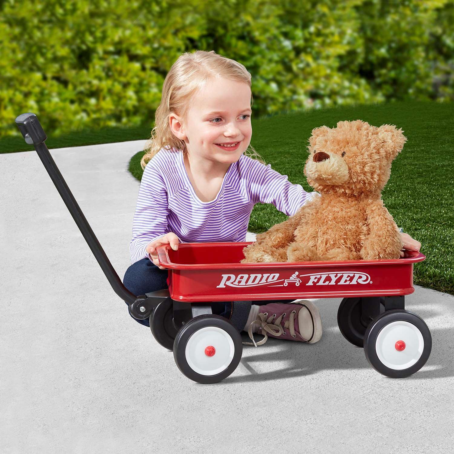Radio Flyer 16.5 Inch Kids Wagon, Toy Wagon for Kids, Rolling Cart, Carts with Wheels, for Ages 1.5+ Years