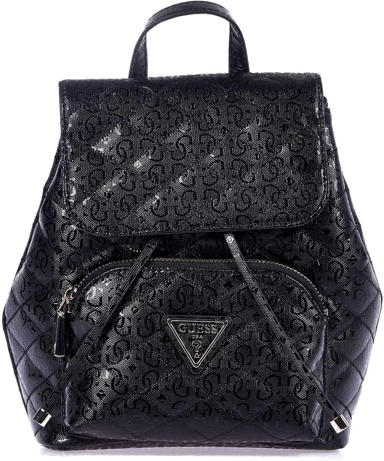 Guess Luxury Fashion Damen HWSG7479320BLACK Schwarz Rucksack Frühling