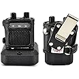 Turtleback Case Made for Motorola Minitor VI (6) Voice Pager Fire Radio Two-Tone Voice Pager‎ Radio Black Leather Fitted Case with Heavy Duty Metal Ratcheting Removable Metal Belt Clip