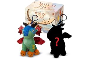 BULLS I TYS Tui T. Sutherland's - Wings of Fire Dragon Plush Stuffed Animal - Glory & Mystery Dragon Combo Box - Soft Stuffed Animal Dangler Toy - Collectible Dragon Plushies for Kids - 2 Dragons Per Box
