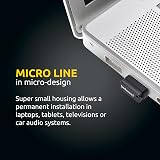 Intenso 16GB Micro Line USB 2.0 Flash Drive Black - Fast Car Radio Storage view 4