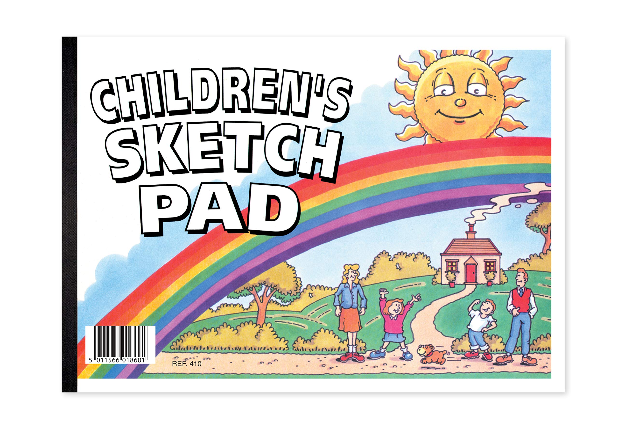 Silvine A4 Children's Sketch Pad. 40 Sheets 80gsm Bulky Drawing Paper