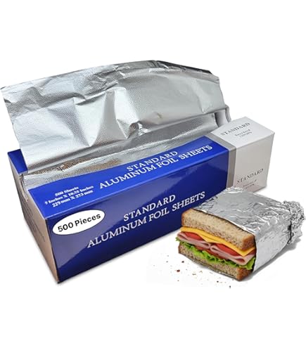 Crystal By Crystalware FPU12102400B Premium Aluminum Foil Pop Up Foil Sheets For Storing Cooking Food   Ap B00sgn9k8q - View #3