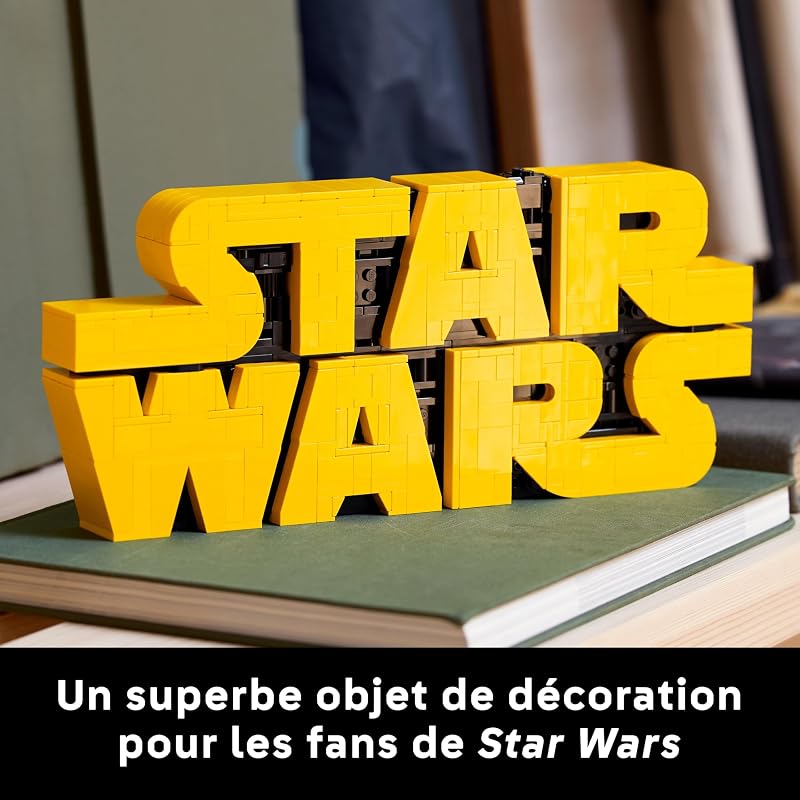 Star Wars Logo De Star Wars en Briques - Set De Construction Collector DIY - Maquette De Symbole Iconique De La Culture Pop - Décoration Maison Ou Bureau - Cadeau pour Adulte Ou Adolescent 75407 — photo 6 sur 8