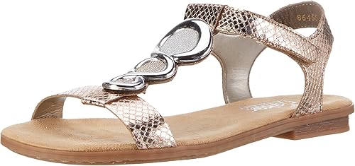 rieker gold sandals