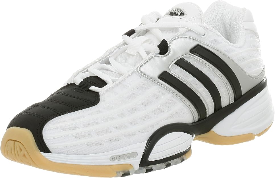 Amazon.com | adidas Women's Top Vuelo CC Volleyball Shoe, White/Black/Silver, 14 M | Volleyball