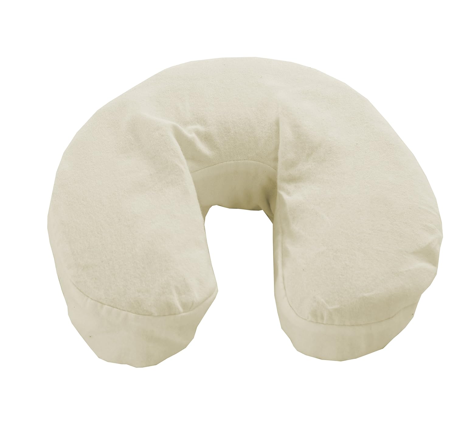 London Linens Pack of 4, Premium Extra Thick 100% Cotton Flannel Massage Tables Face Cradle Covers Cozies Fitted - Includes 4 pcs (White) : Beauty