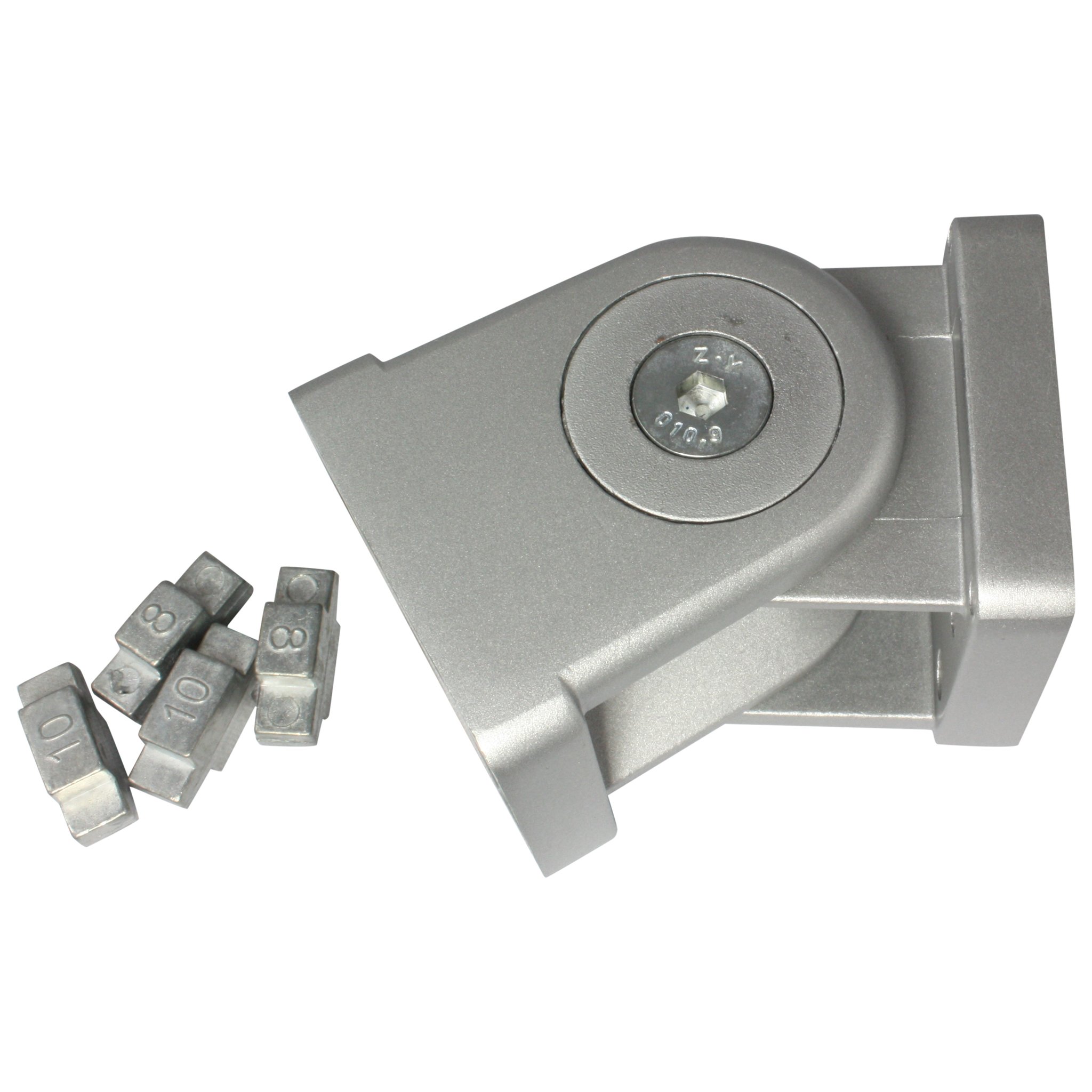 Joint 40 x 40 mm nut / 8/10 die-cast zinc painted aluminium