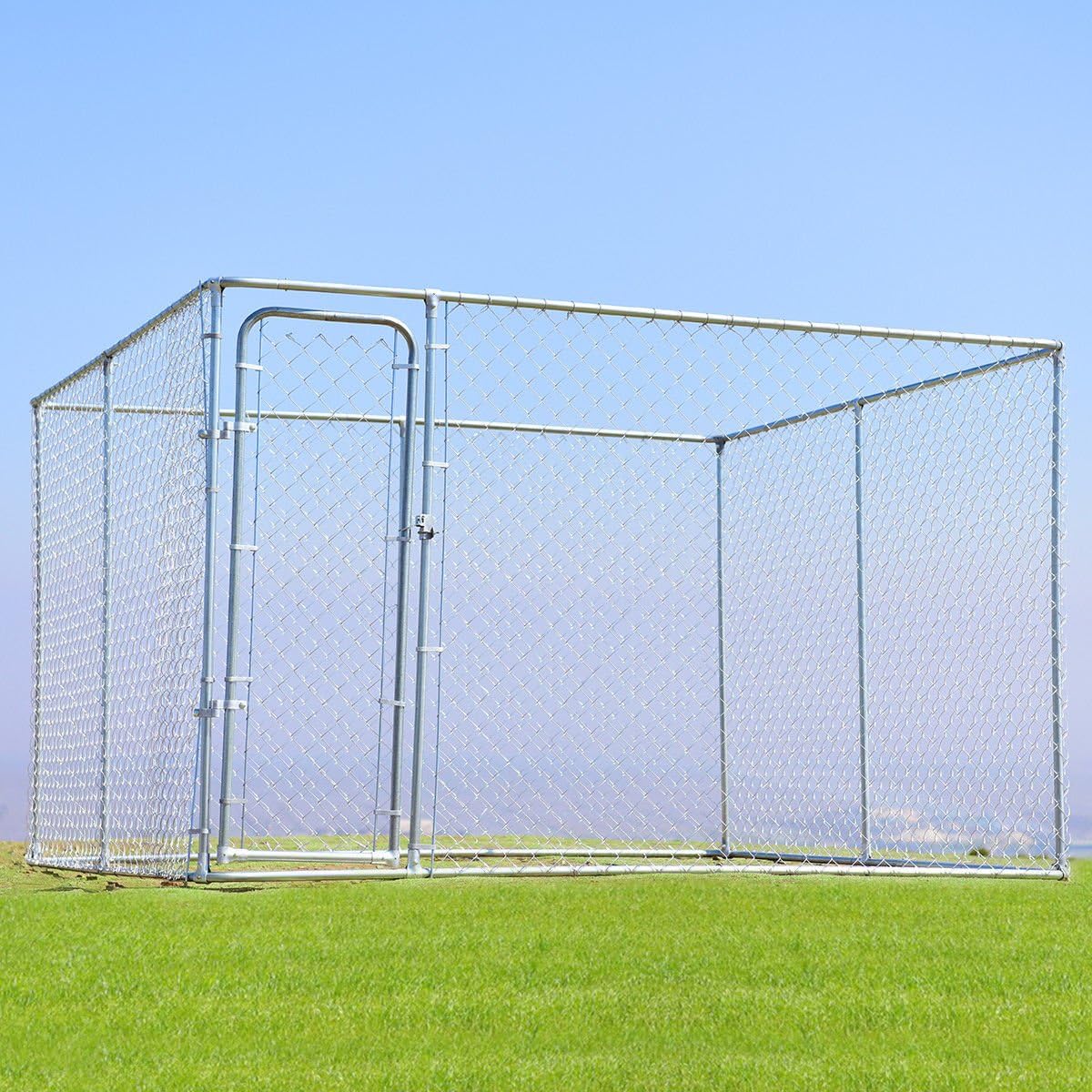 Giantex Large Pet Dog Run House Kennel Shade Cage with