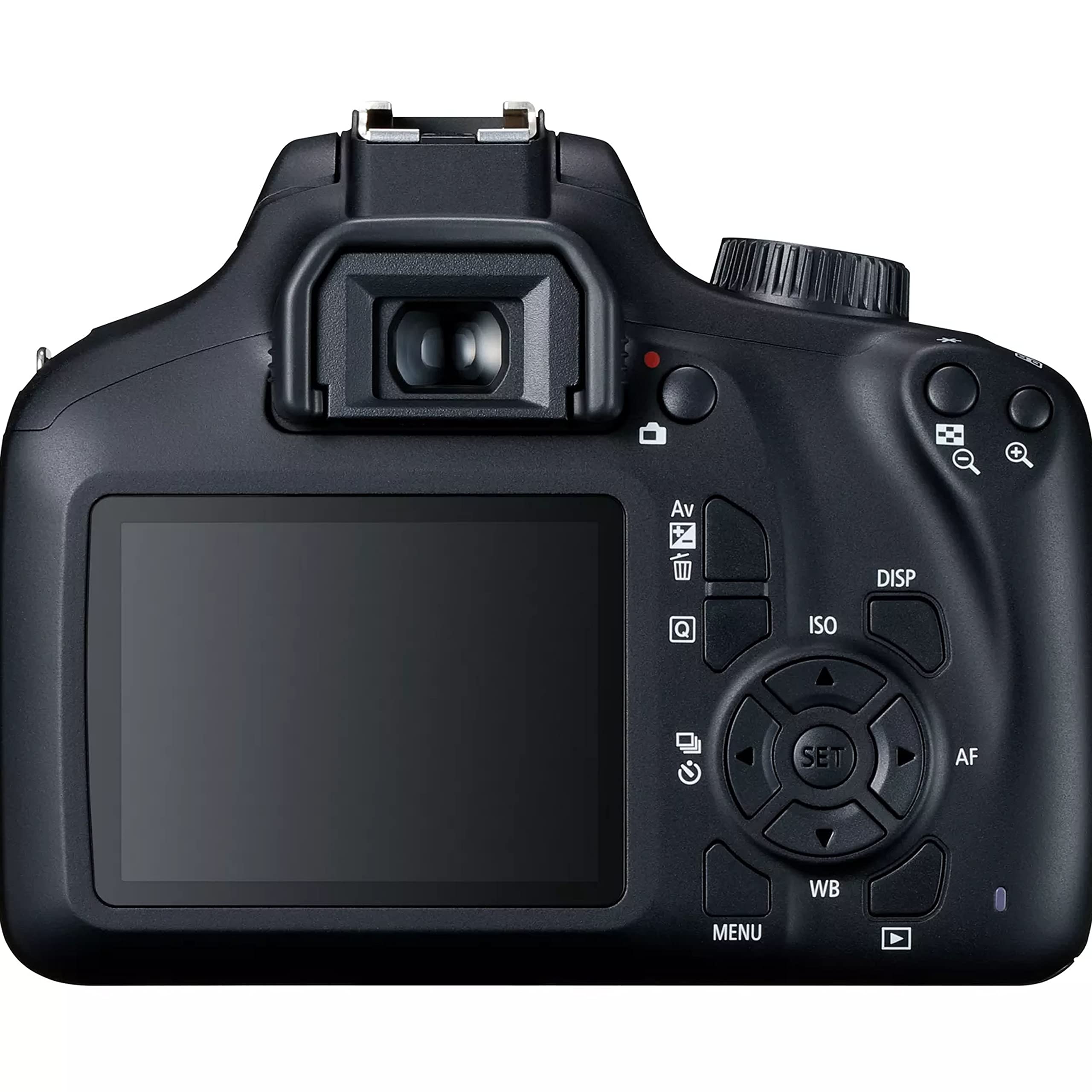 Canon EOS 4000D / Rebel T100 DSLR Camera w/EF-S 18-55mm F/3.5-5.6 Zoom Lens + 64GB Memory, Filters,Case, Tripod, Flash, and More (34pc Bundle) (Renewed)