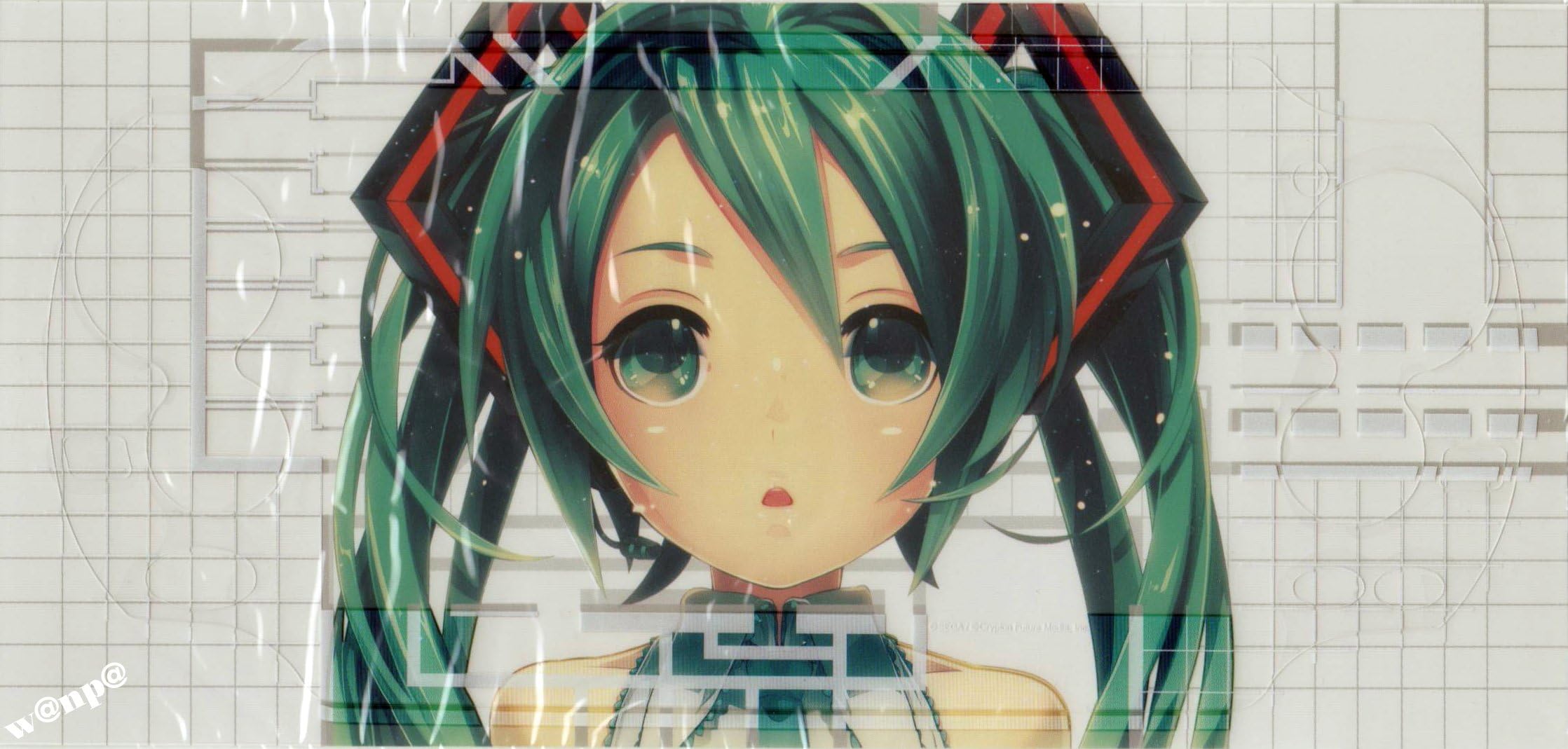 Hatsune Miku Project DIVA f PSVita Booking Bonus PSVita dedicated design protective film " only [ privilege]"