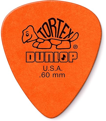Amazon.com: Dunlop 418R.60 Tortex Standard, Orange, .60mm, 72/Bag